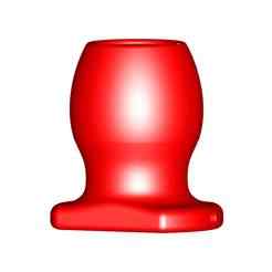 Anal plug tunnel enema + silicone casting mold