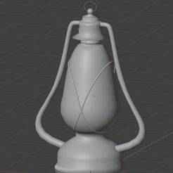 antique kerosene lamp