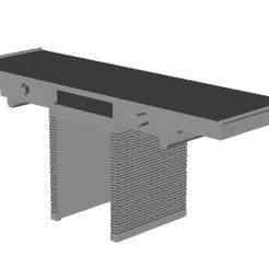 Art Deco Island Platform subway building exit end 1/148 scale