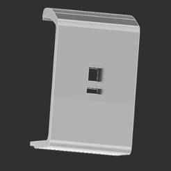 Audi A4 B6\B7  smartphone mount Clip for through hole mounts