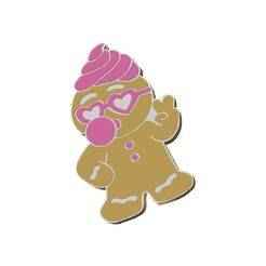 Bubblegum Gingerbread topper 2 sizes 3MF File included
