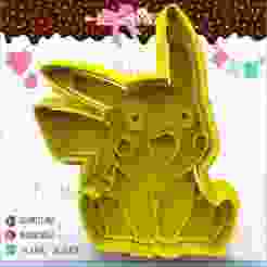 Cookie cutter for Pikachu cookies. Cookie cutter