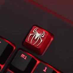 Custom MARVEL: Spider Man Logo Keycap for Mechanical Keyboard