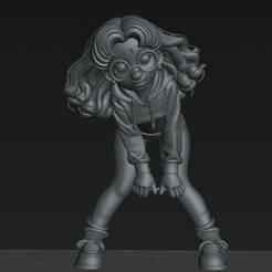 Cute Anime Girl Pixar Style