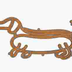 Dachshund Base for Neon Led