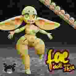 Fae doll - BJD STL - articulated doll - model for 3D printing - GK