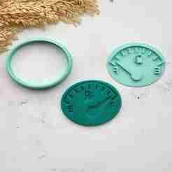 Fuel Gauge Cookie cutter