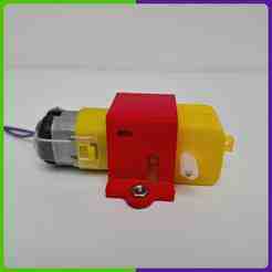 Geared motor bracket