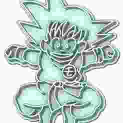 Goku whole cookie cutter