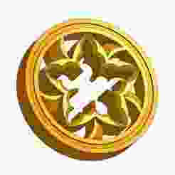 GOTHIC ORNAMENT CIRCLE WINDOW 0020