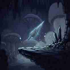 Hollow Knight Ancient Stinger Sword Pin Badge Silksong