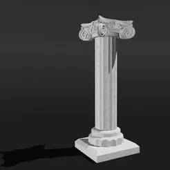 ionic greek roman  column