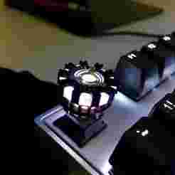 Ironman Arc Reactor keycap