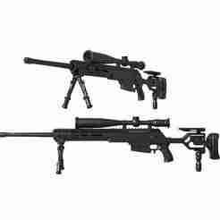IWI DAN sniper rifle / gun stl / rifle / rifle stl / sniper rifle / weapon