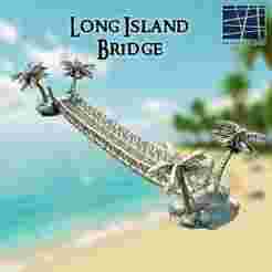 Long Island Bridge  28 mm Tabletop Terrain