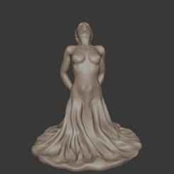 Melting Grace – Surreal Artistic 3D Print Model