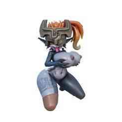 Midna ahegao big tits