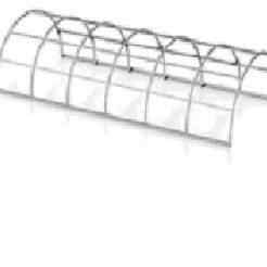 Nissen Hut Framework for 16ft by 36ft long 1/76 scale