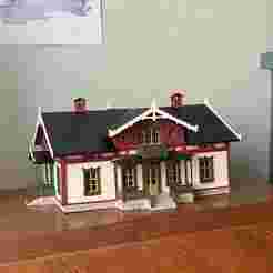 Ornate villa in swiss style from turn of the century 1:87