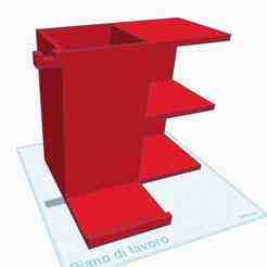 Pen holder, phone stand, mini shelf