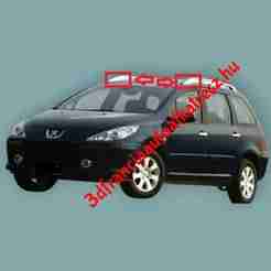 Peugeot 307 SW roof rail end cap 9641411477