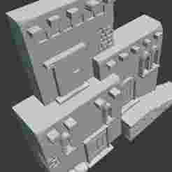 Portal of Bethlehem façade. Dragons and Dungeons Diorama