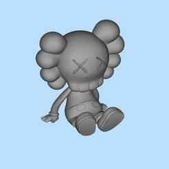 Q version of kaws trendy desktop ornaments miniature scene model