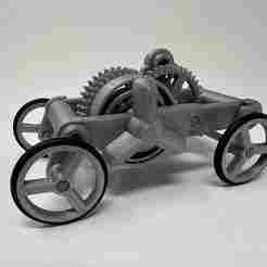 Runaway Escapement Mechanism With Optional Windup Car