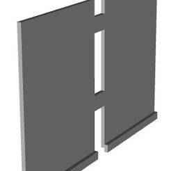 shop upper floor inter section plain module 1/76 scale