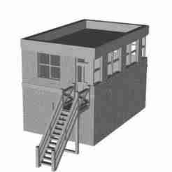 Signal Box ww2 build ARP  pillbox style (left hand access) 1/120 scale