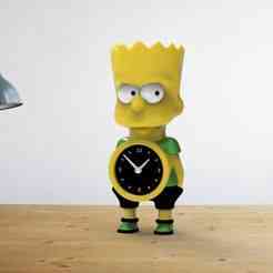 Simpsons SOURCE Desk Clock