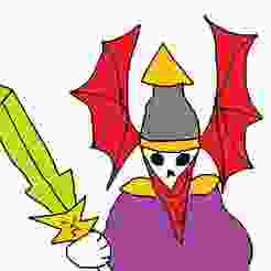 skeleton king on decrepid horse