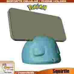 Sleeping Squirtle / Pokemon Cell Phone Holder