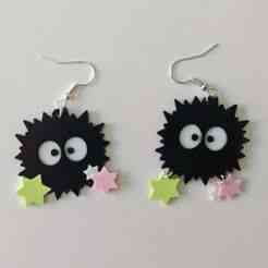 Susuwatari Earrings - Studio Ghibli