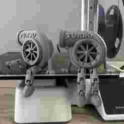 Turbo Charger with Legs