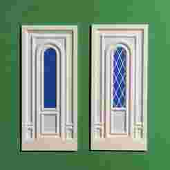VICTORIAN DOORS 1:12 DOLLHOUSE SCALE