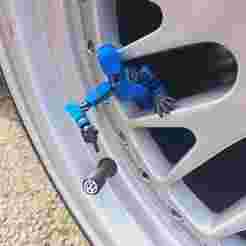 VW Tyre Pressure Caps