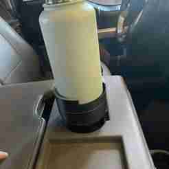 Water bottle adaptor for car