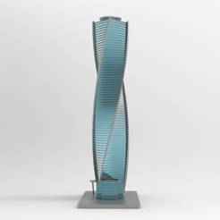 نموذج ثلاثي الأبعاد لبرج المجدول في مدينة الرياض، – 3D model of **Al Majdoul Tower** in Riyadh KSA