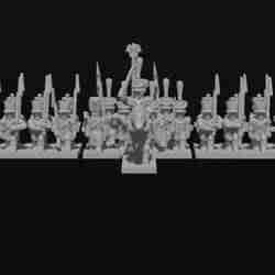 6-15mm French Line Infantry in Bardin Uniforms (Waterloo) (1813-15) NAP-FR-19