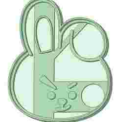 Cooky BT21 cookie cutter