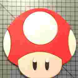 Super Mario - Mushroom Cookie Cutter Set (Cogumelo Super Mario World Cortador Modulado)