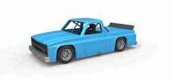 Diecast klasik NASCAR yarış kamyonu Ölçek 1:25
