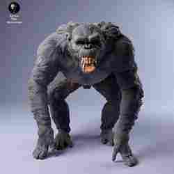 Common Chimpanzee Angry