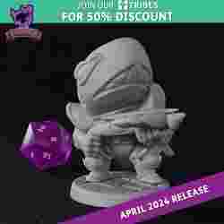 Sharkman with Crossbow - Chibi Forge