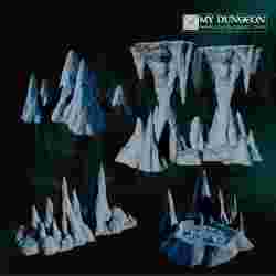 Stalagmites for caves