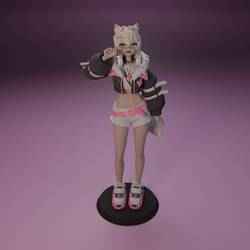 Vtuber furry girl