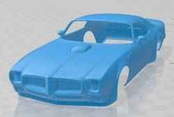 Pontiac Firebird Trans Am 1970 Printable Body Car