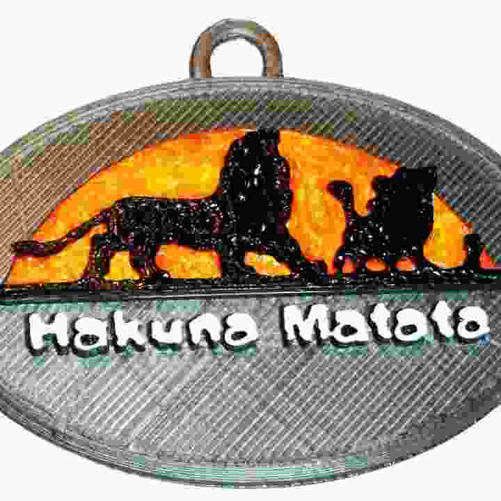 Hakuna Matata - Lion King Keychain