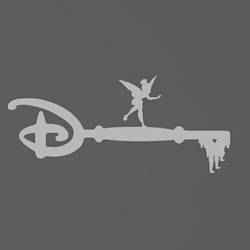 Clef Clochette - Clef Clochette - key Tinkerbell - Disney